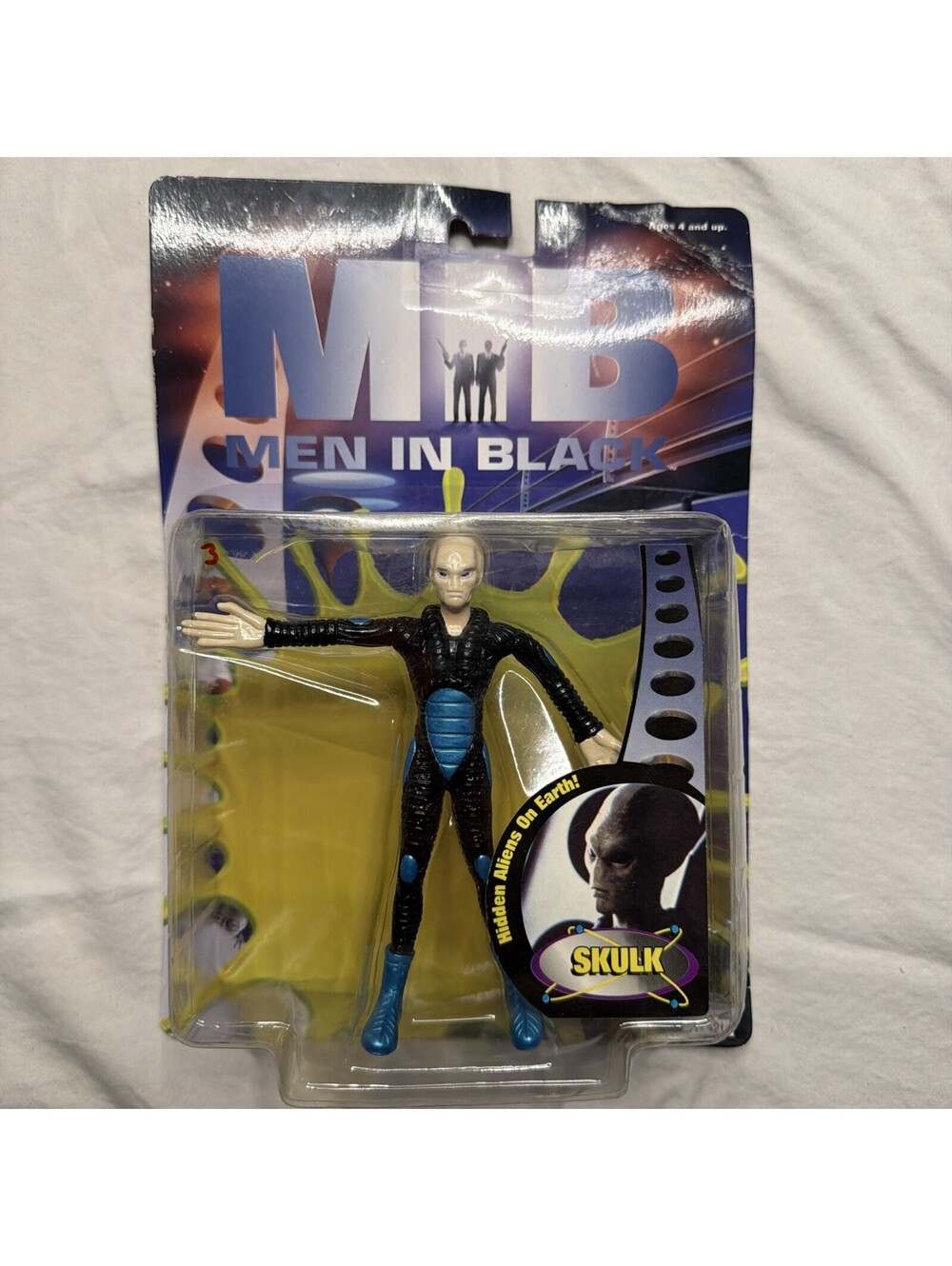 Men in Black MIB Skulk Bendable Alien Figure Galoob Toys NEW In Box 🔥 1997-#392